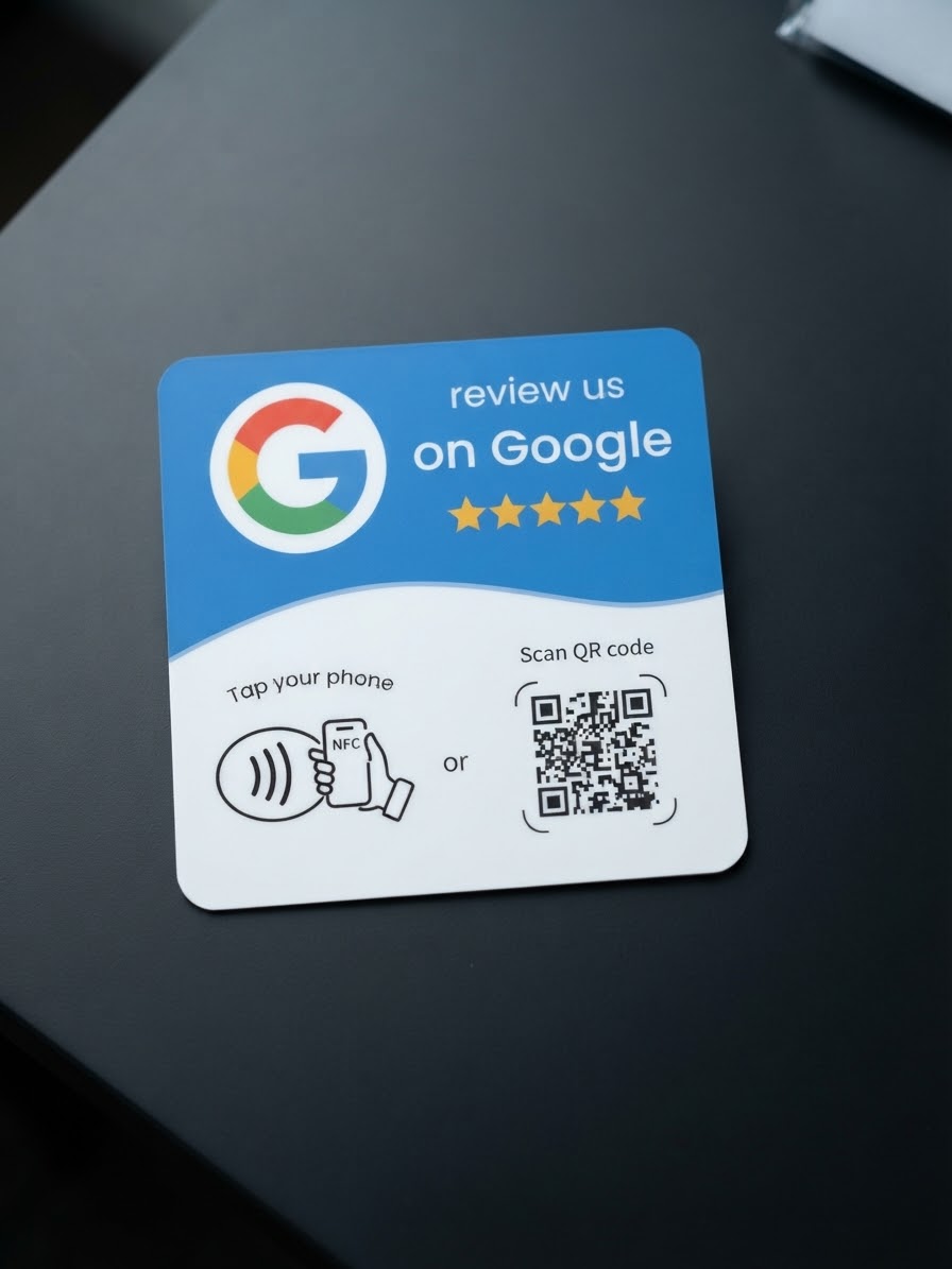 Blue Tapzy review card close-up