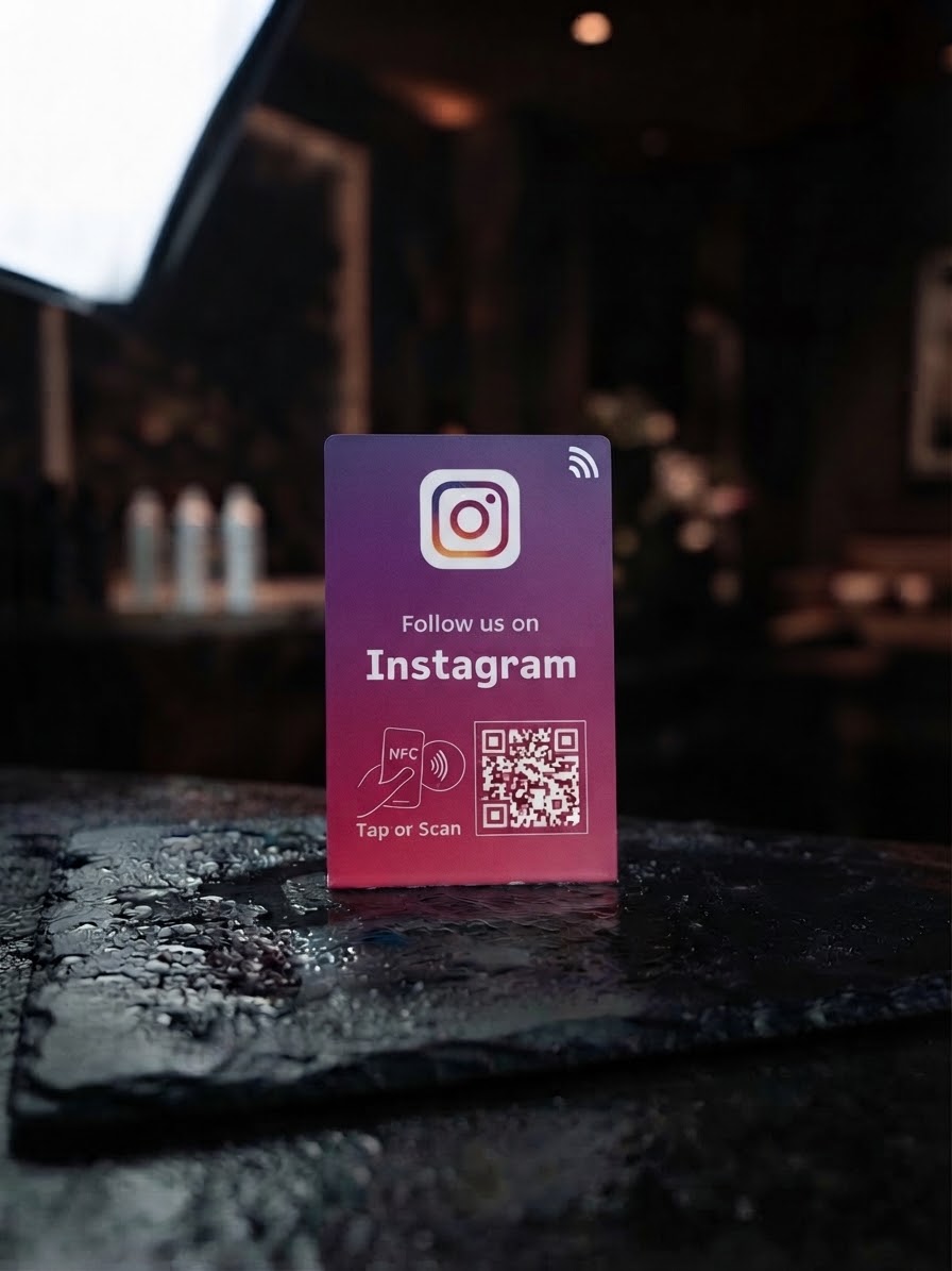 Tapzy Instagram follow card